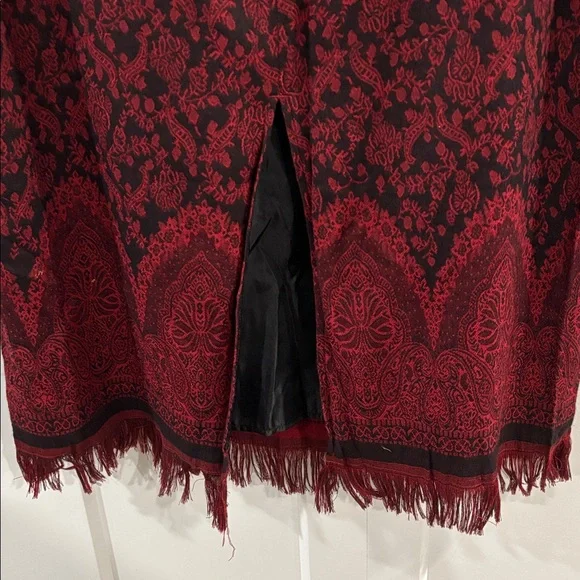 Christopher & Banks Red and Black Patterned Skirt
EUC - Picture 4 of 8